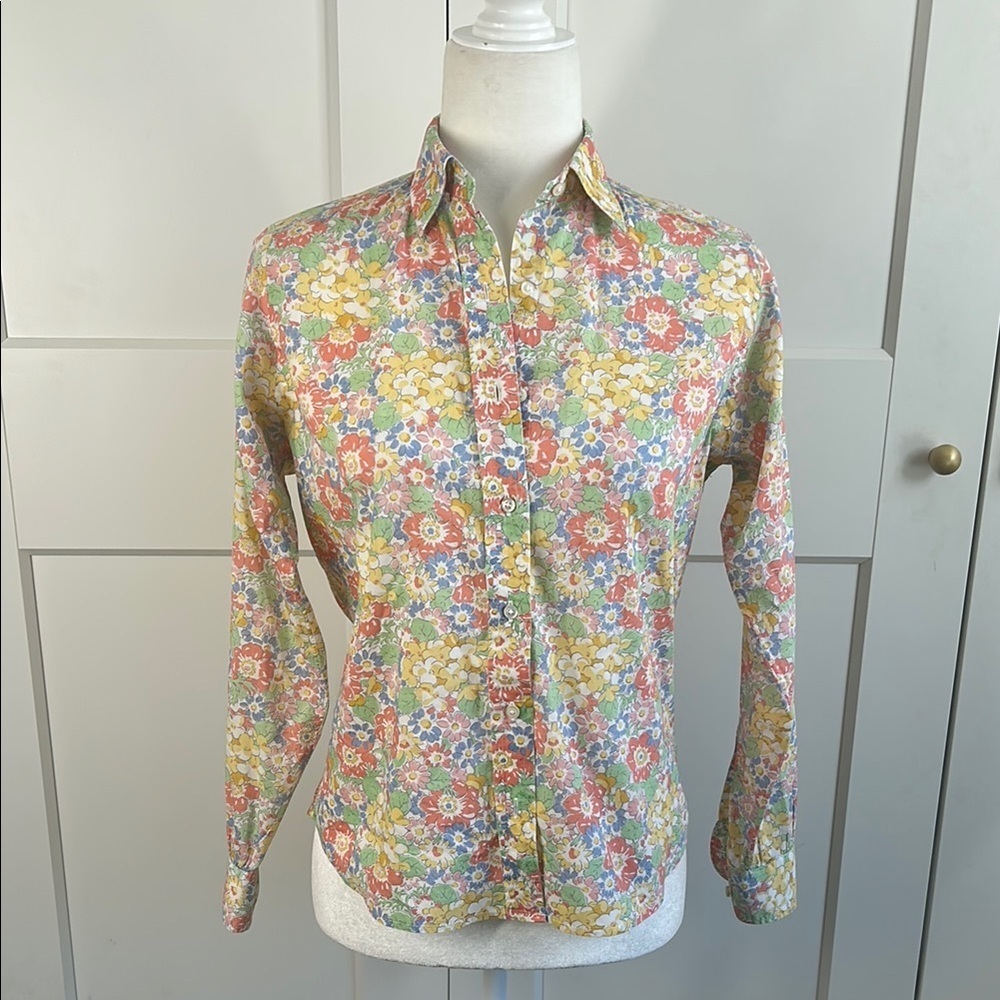 Maus & Hoffman Liberty of London Pattern Button Down | Small